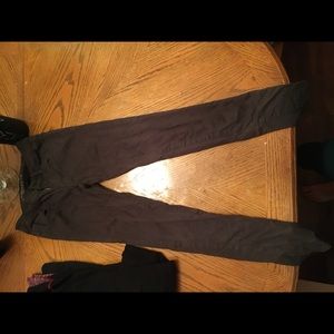 Dark olive green jeggings